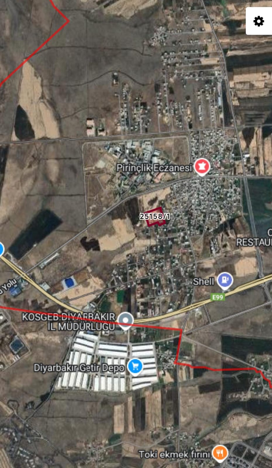 Diyarbakır / Kayapınar / Yolboyu Pirinçlik Mh. 300m² SATILIK İMARLI ARSA - DİYARBAKIR KAYAPINAR fotoğraf 2